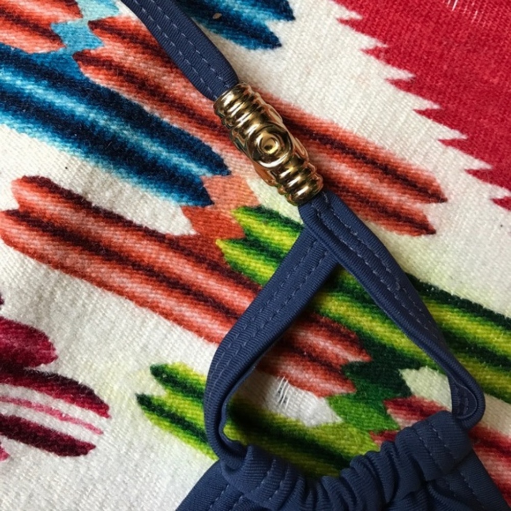 FCUK French Connection Triangle String Bikini Top Hardware - Picture 4 of 7
